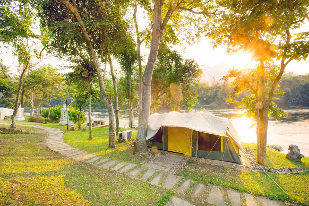 Tent River View